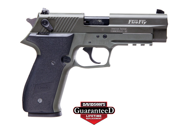 GERMAN SPORT FIREFLY 22LR 4" FS 10RD NON-THREADED GREEN - for sale