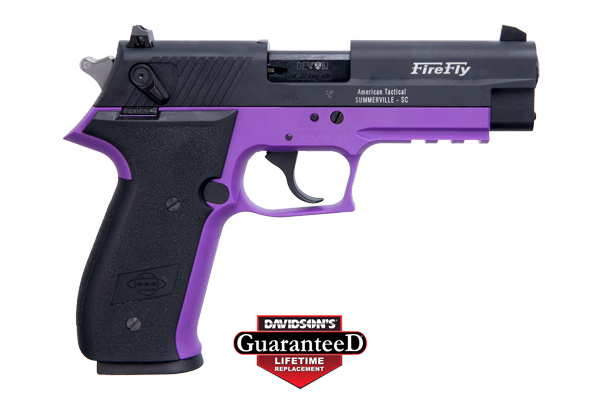 GERMAN SPORT FIREFLY 22LR 4" FS 10RD NON-TREADED PURPLE - for sale