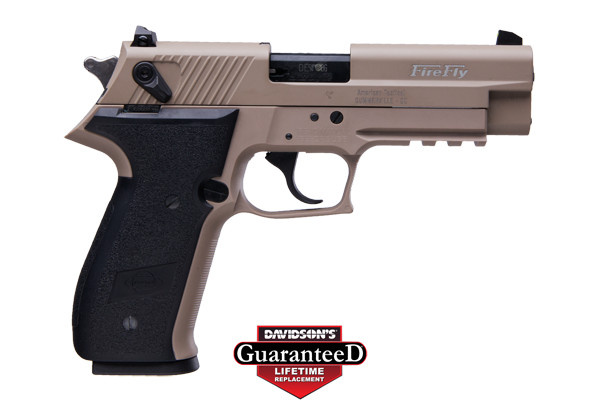 GERMAN SPORT FIREFLY 22LR 4" FS 10RD NON-THREADED TAN - for sale