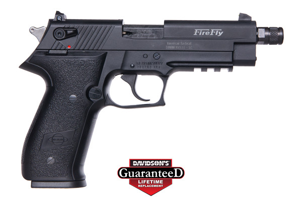 GERMAN SPORT FIREFLY 22LR 4" FS 10RD THREADED BLACK - for sale