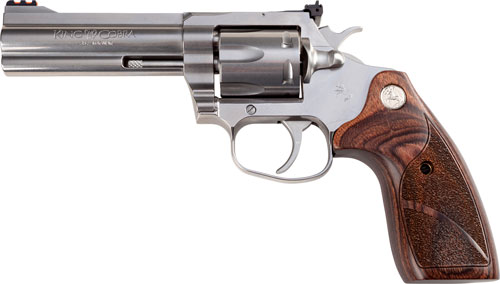 COLT KING COBRA 357MAG TARGET 4" STAINLESS ADJ. SGT. WOOD - for sale