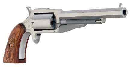 NAA "THE EARL" MINI-REVOLVER 22WMR 4" FS S/S WOOD - for sale