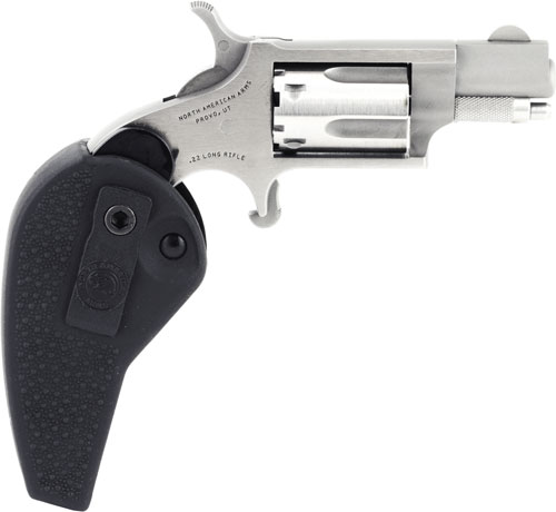 NAA MINI-REVOLVER 22LR 1-1/8" S/S MATTE W/HOLSTER GRIP - for sale