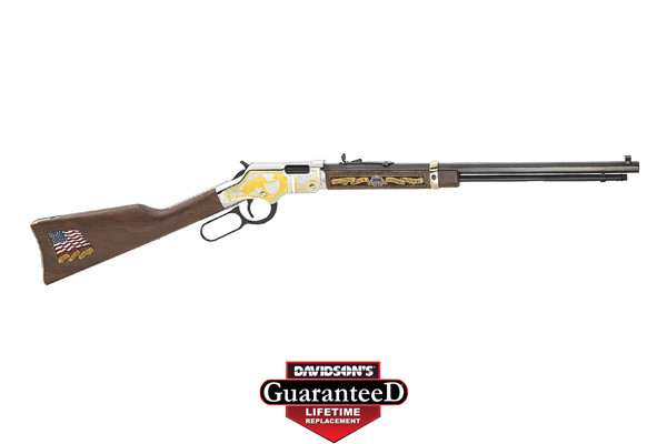 HENRY MILITARY SERVICE 2ND ED. 22S/L/LR 20" OCTAGON ENGRAVED - for sale