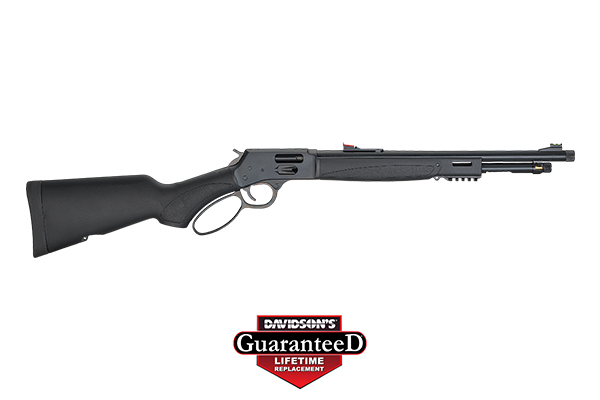 HENRY X MODEL LEVER 357/38 17.4" TB BLUED BLACK SYN. - for sale
