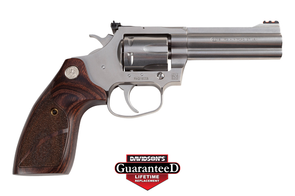 COLT KING COBRA 357MAG TARGET 4" STAINLESS ADJ. SGT. WOOD - for sale