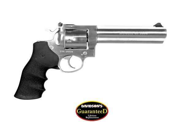 RUGER GP100 357MAG 6" AS STAINLESS HOGUE MONOGRIP - for sale