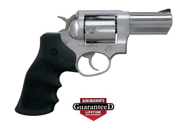 RUGER GP100 357MAG 3" FS STAINLESS HOGUE MONOGRIP - for sale