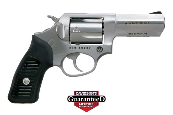 RUGER SP101 357 MAGNUM 3.06" FS STAINLESS RUBBER - for sale