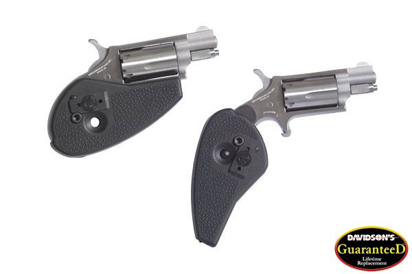 NAA MINI-REVOLVR 22WMR 1-1/8" S/S MATTE W/HOLSTER GRIP - for sale