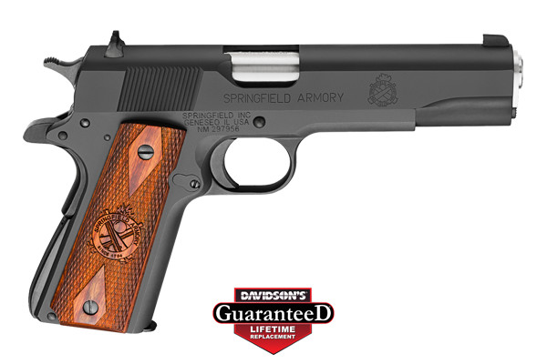 SPRINGFIELD MIL-SPEC 1911   45 ACP 7RD 5" PARKERIZED CA COMP - for sale