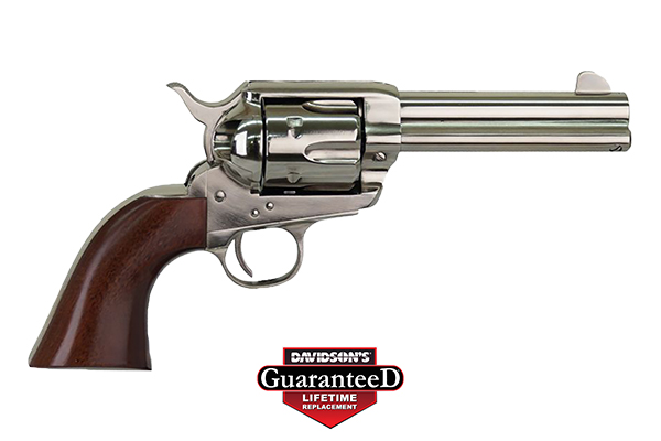 CIMARRON PISTOLERO 45LC FS 4.75" NICKEL WALNUT - for sale