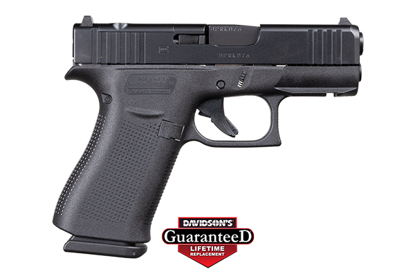 GLOCK 43X MOS 9MM LUGER FS 10 SHOT BLACK FRONT RAILS - for sale