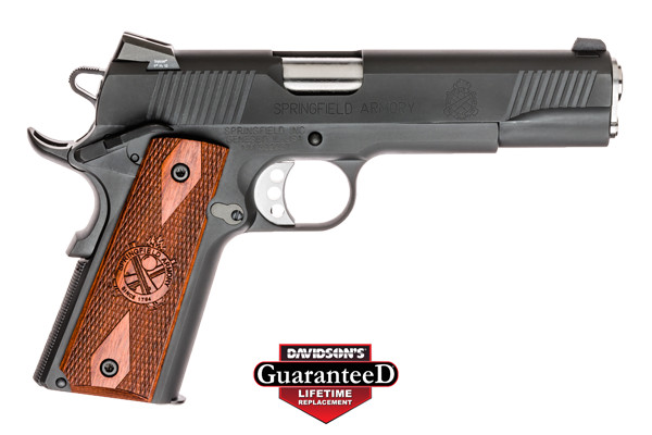 SPRINGFIELD 1911 LOADED 45ACP 5" 7RD PARKERIZED/COCO CA COMP - for sale