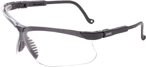 HOWARD LEIGHT GENESIS GLASSES BLACK FRAME/CLEAR LENS - for sale