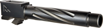 RIVAL ARMS BARREL THREADED 9MM BLACK PVD FOR GLOCK 17 GEN 3/4 - for sale