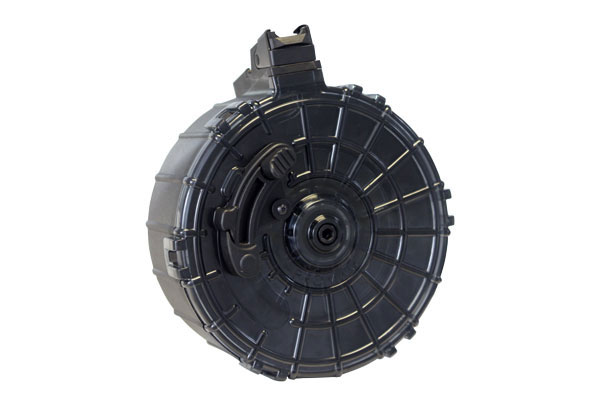 PRO MAG MAGAZINE SAIGA 12GA. 20RD DRUM BLACK POLYMER - for sale