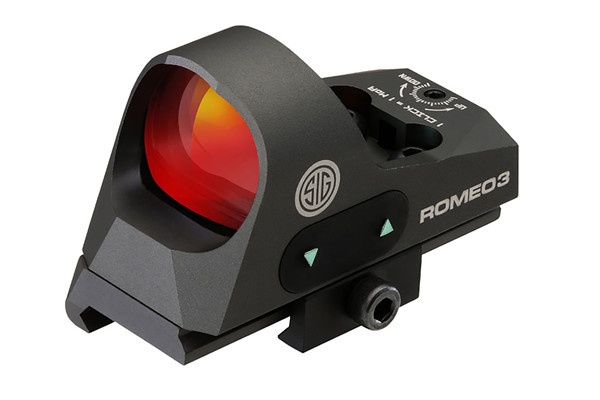 SIG OPTICS REFLEX SIGHT ROMEO 3 MINI 1X25 3 MOA M1913 RISER< - for sale