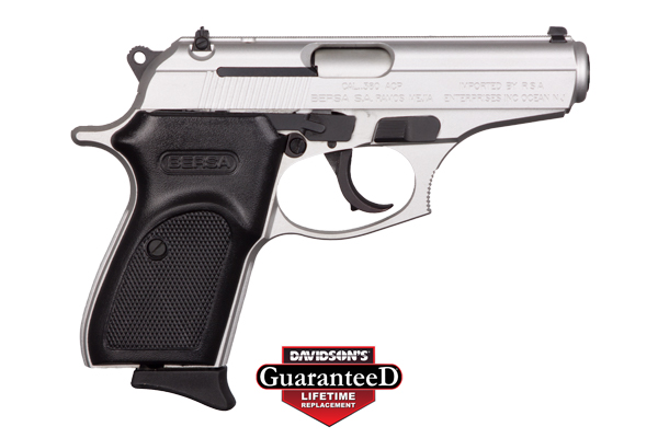 BERSA THUNDER 380ACP FS 8 SHOT SATIN NICKEL SYN - for sale