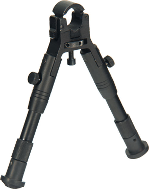 UTG BIPOD CLAMP ON CENTER HT 6.2"-6.7" W/RUBBER FOOT PADS - for sale