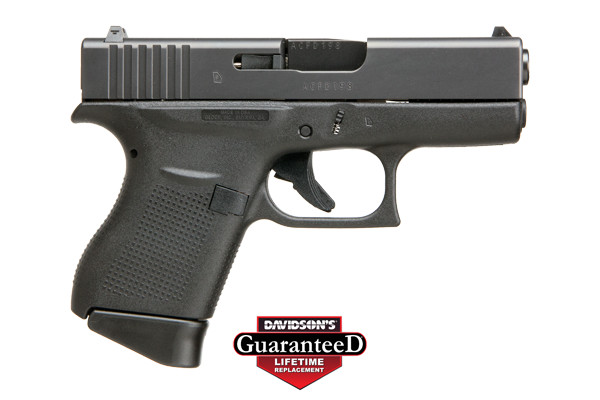 GLOCK 43 9MM LUGER FS 6-SHOT BLACK - for sale